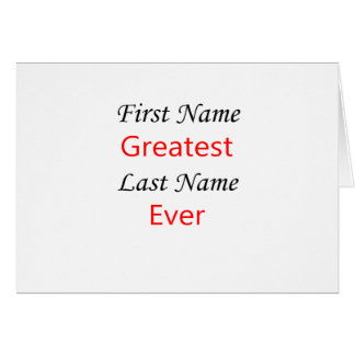 Inspirational 60 Card Last Name
