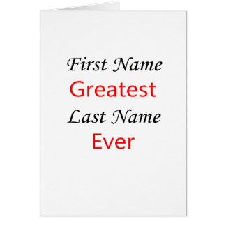 Inspirational 60 Card Last Name