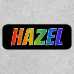 [ Thumbnail: First Name "Hazel" ~ Fun Rainbow Coloring ]