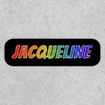 [ Thumbnail: First Name "Jacqueline" ~ Fun Rainbow Coloring ]