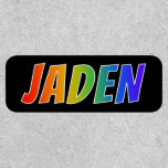 [ Thumbnail: First Name "Jaden" ~ Fun Rainbow Coloring ]