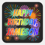 [ Thumbnail: First Name "Jameson", Fun "Happy Birthday" Sticker ]