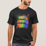 [ Thumbnail: First Name "Jared", Fun "Happy Birthday" T-Shirt ]