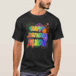 [ Thumbnail: First Name "Jaxon", Fun "Happy Birthday" T-Shirt ]