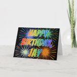 [ Thumbnail: First Name "Jay" Fun "Happy Birthday" Card ]