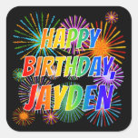 [ Thumbnail: First Name "Jayden", Fun "Happy Birthday" Sticker ]