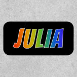 [ Thumbnail: First Name "Julia" ~ Fun Rainbow Coloring ]