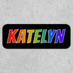 [ Thumbnail: First Name "Katelyn" ~ Fun Rainbow Coloring ]
