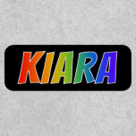 [ Thumbnail: First Name "Kiara" ~ Fun Rainbow Coloring ]