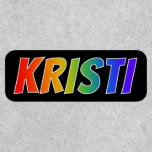 [ Thumbnail: First Name "Kristi" ~ Fun Rainbow Coloring ]