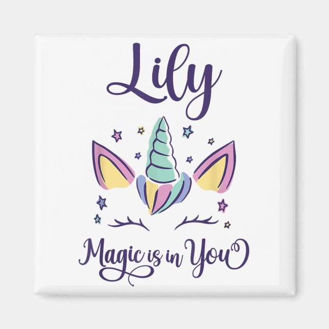 First Name Lily D Lily  Magnet (Front)