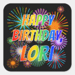 [ Thumbnail: First Name "Lori", Fun "Happy Birthday" Sticker ]