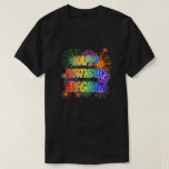 [ Thumbnail: First Name "Meghan", Fun "Happy Birthday" T-Shirt ]