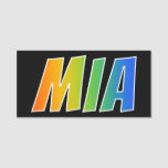 [ Thumbnail: First Name "Mia": Fun Rainbow Coloring Name Tag ]