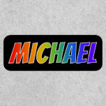 [ Thumbnail: First Name "Michael" ~ Fun Rainbow Coloring ]