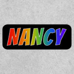 [ Thumbnail: First Name "Nancy" ~ Fun Rainbow Coloring ]