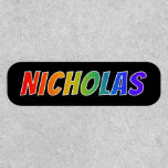 [ Thumbnail: First Name "Nicholas" ~ Fun Rainbow Coloring ]