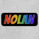 [ Thumbnail: First Name "Nolan" ~ Fun Rainbow Coloring ]