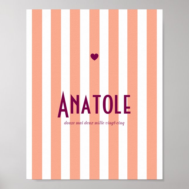 First name Poster Riviera Pêche (Front)