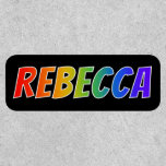 [ Thumbnail: First Name "Rebecca" ~ Fun Rainbow Coloring ]