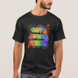 [ Thumbnail: First Name "Russell", Fun "Happy Birthday" T-Shirt ]