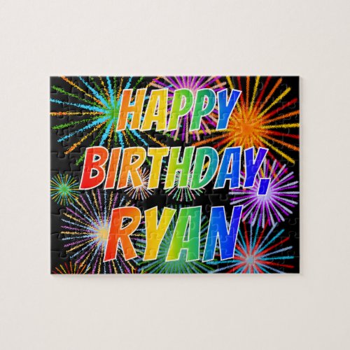 First Name RYAN Fun HAPPY BIRTHDAY Jigsaw Puzzle