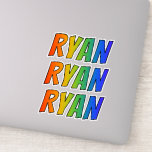 [ Thumbnail: First Name "Ryan" W/ Fun Rainbow Coloring Sticker ]