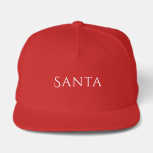 First Name Santa Snap Back Hat