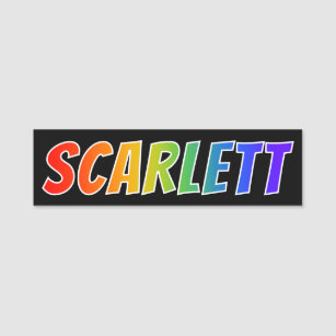 Scarlett Names Gifts on Zazzle