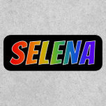 [ Thumbnail: First Name "Selena" ~ Fun Rainbow Coloring ]