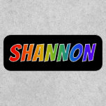 [ Thumbnail: First Name "Shannon" ~ Fun Rainbow Coloring ]