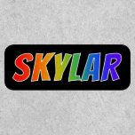 [ Thumbnail: First Name "Skylar" ~ Fun Rainbow Coloring ]