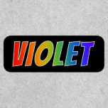 [ Thumbnail: First Name "Violet" ~ Fun Rainbow Coloring ]