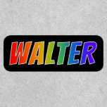 [ Thumbnail: First Name "Walter" ~ Fun Rainbow Coloring ]