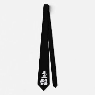 First Nation Art Tie Inukshuk Inuit Native Art Tie