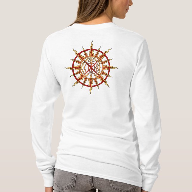 First Nation Hoodie Women's Spiritual Tribal Shirt (Back)