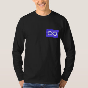 First Nation Mens Metis Flag Long Sleeve Shirt