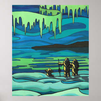 First Nation Painting Print Inuit Love Print Large