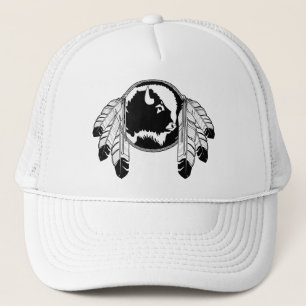 First Nation Wildlife Cap Buffalo Wildlife Art Cap