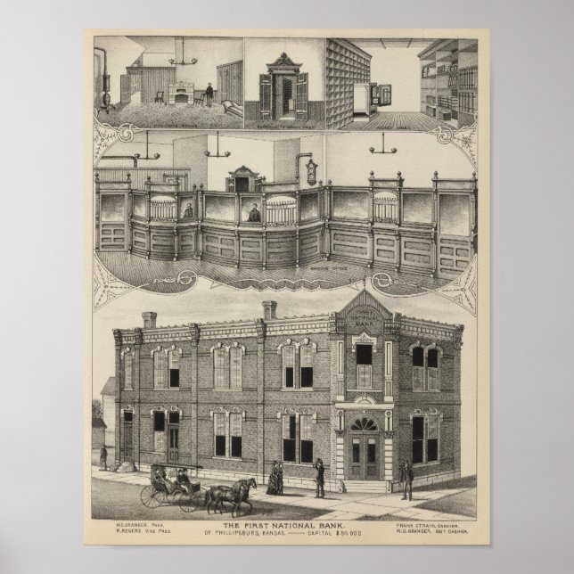 First National Bank of Phillipsburg, Kansas Poster (Front)