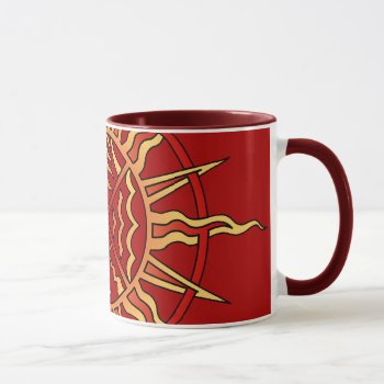 First Nations Art Coffee Cup Native Life Force Mug by artist_kim_hunter at Zazzle