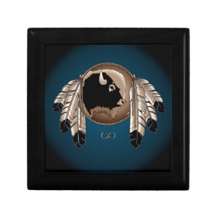 First Nations Box Metis Wildlife Art Gift Box