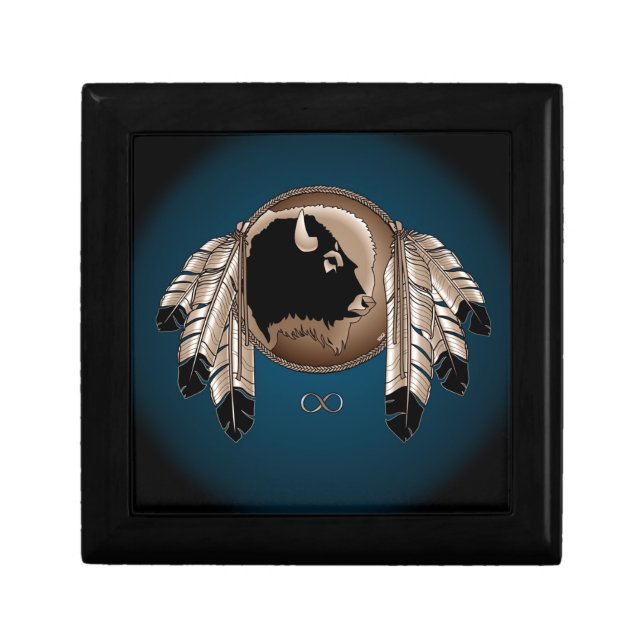 First Nations Box Metis Wildlife Art Gift Box (Front)