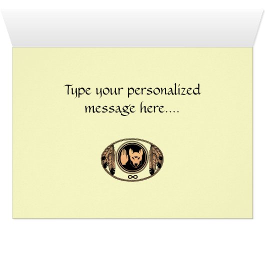 First Nations Cards Metis Rebellion Art Cards (Inside Horizontal (Bottom))