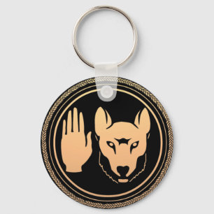 First Nations Keychain Native Wolf Art Metis Gifts