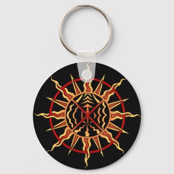 First Nations Keychain Spiritual Art Gift Keepsake by artist_kim_hunter at Zazzle
