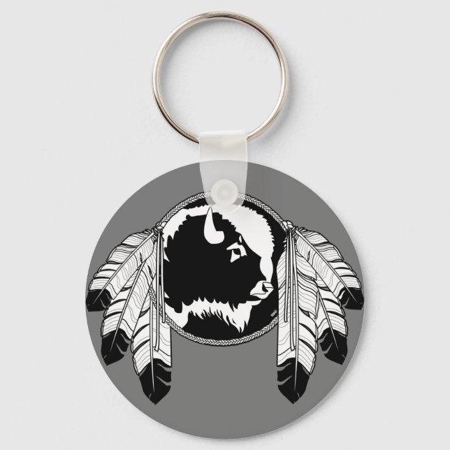 First Nations Keychain Wildlife Art Gifts Keepsake (Front)