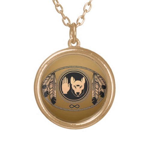 First Nations Necklace Metis Wolf Jewelry Necklace