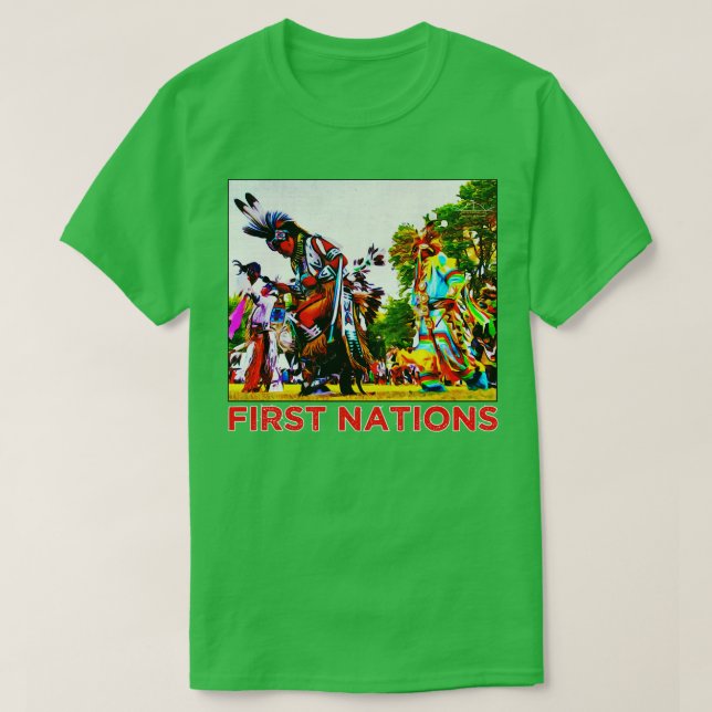 First Nations Potawatomi HoChunk Menominee Native  T-Shirt (Design Front)