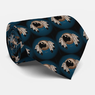 First Nations Pride Tie Native Wildlife Art Tie